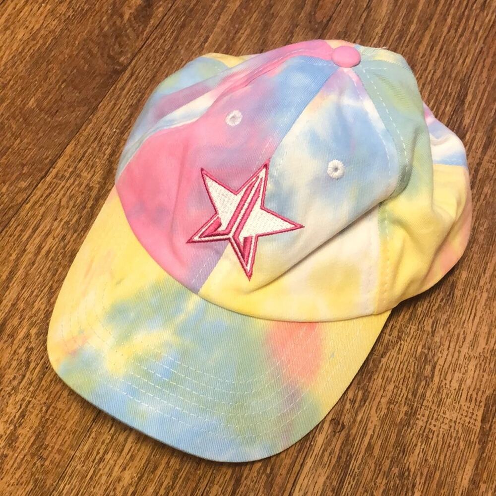 NWOT Jeffree Star Premium Spring Box 2021 Adjustable Tie Dye Hat